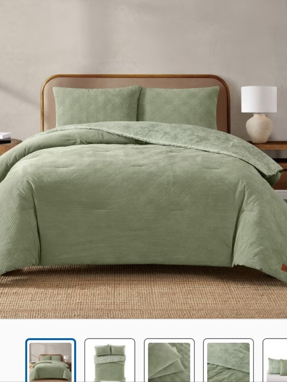 FRYE 3-piece Corduroy Comforter Set